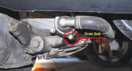 Honda helix coolant cover #6